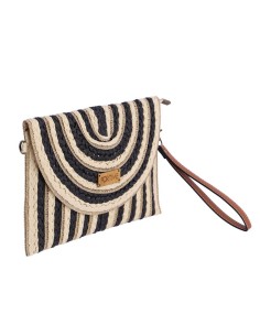 BOLSO-MANO-BICOLOR-RAFIA-NEGRO-BEIGE-SOLAPA-ASA-MANO-NALA-TIFFOSI 2