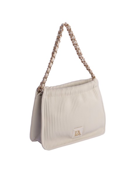 BOLSO-MARFIL-ASAS-MANO-COMBONADA-CADENA-DON-ALGODÓN BOLSO-MARFIL-ASAS-MANO-COMBONADA-CADENA-DON-ALGODÓN