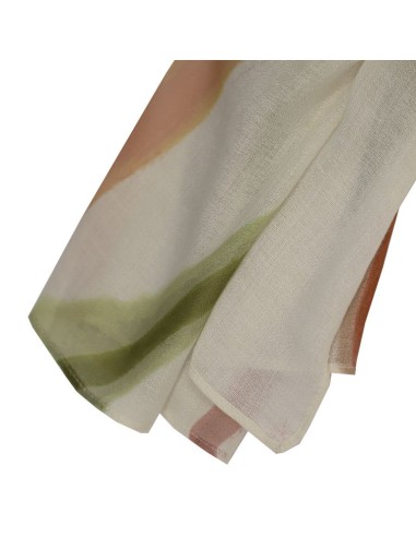 PAÑUELO BEIGE PINCELADAS DON ALGODÓN