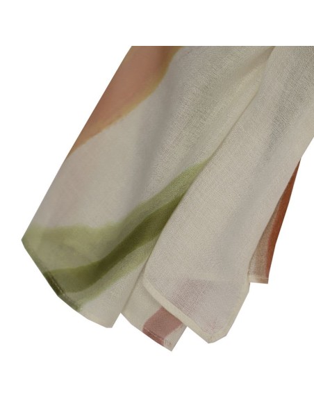 PAÑUELO BEIGE PINCELADAS DON ALGODÓN