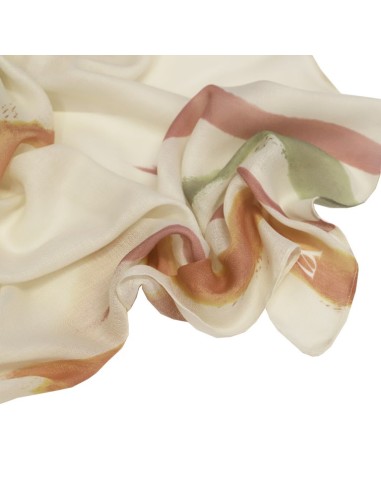 PAÑUELO BEIGE PINCELADAS DON ALGODÓN