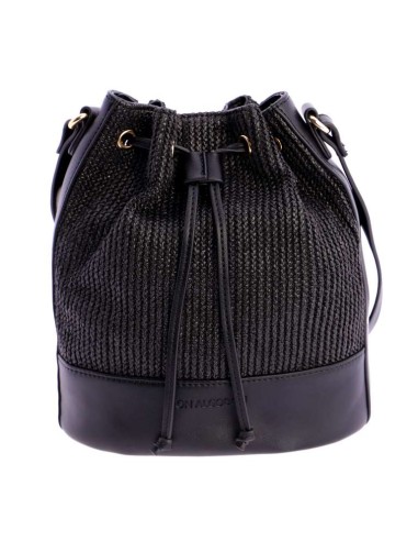 BANDOLERA-SACO-RAFIA-NEGRA.ASA.BANDOLERA-REGULABLE-DON-ALGODÓN