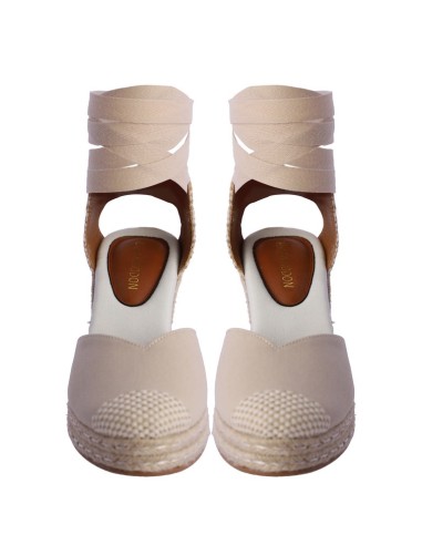ALPARGATAS-CUÑA-BEIGE-CIERRE-LAZADA-CERRADAS-SARI-DON-ALGODÓN