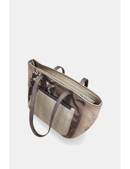 BOLSO-HOMBRO-GRANDE-DOS-ASAS-BOLSILLO-DELANTERIO-TRASERIO-REAL-ANEKKE