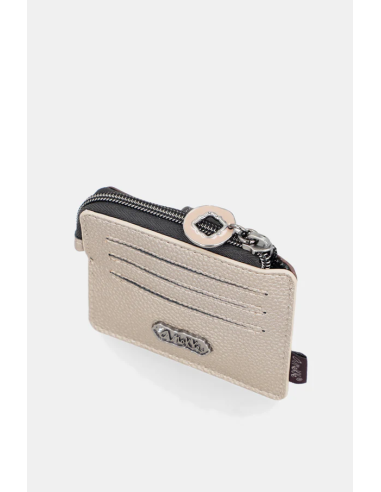 TARJETERO-MONEDERO-PEQUEÑO-DOS-COMPARTIMENTOS-LENGÚETA-CREMALLERA-REAL-MANIIFESTO-ANEKKE