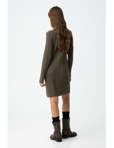 VESTIDO-PUNTO-TRENZADO-VERDE-MARIJIN-TIFFOSI 2