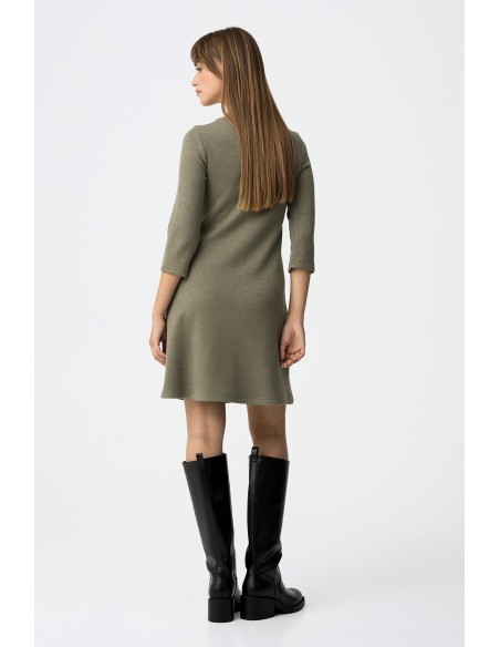 VESTIDO MALLA VERDE HENRY TIFFOSI