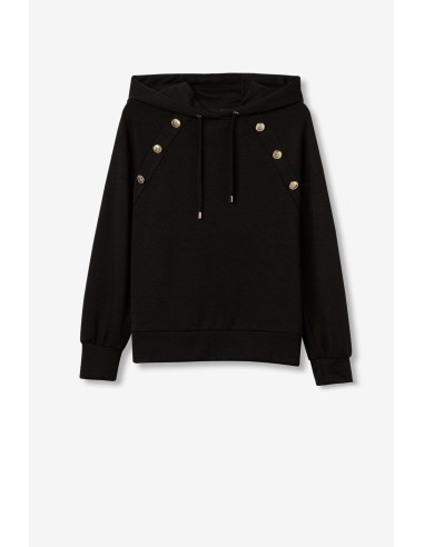 SUDADERA-DETALLE-BOTONES-DORADOS-CAPUCHA-NEGRA-BINGO-TIFFOSI