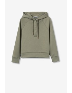 SUDADERA-BRILLO-CAPUCHA.CORDÓN-BOTONES FRONTALES-DIANE TIFFOSI