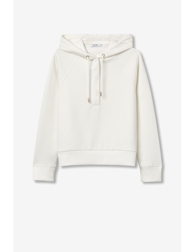 SUDADERA-BRILLO-CAPUCHA.CORDÓN-BOTONES FRONTALES-DIANE TIFFOSI