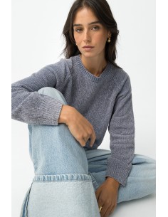 JERSEY-ATERCIOPELADO-RELAXED-CUELLO-REDONDO-RIB-MANGO-TIFFOSI 2