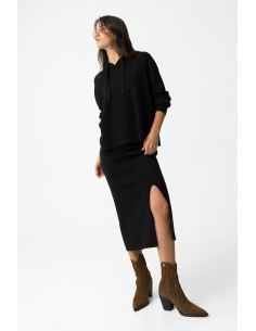 FALDA-NEGRA-MIDI-PUNTO-KYRI-TIFFOSI 2