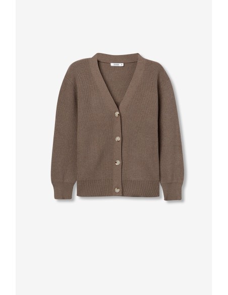 CARDIGAN-ABOTONADA-CUELLO-V-MIX&MACTH-TIFFOSI CARDIGAN-ABOTONADA-CUELLO-V-MIX&MACTH-TIFFOSI