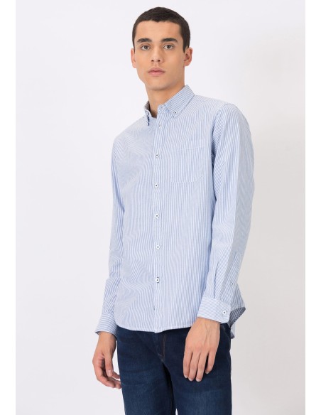 CAMISA-RAYAS-AZUL-BEBE-TIMMY-TIFFOSI CAMISA-RAYAS-AZUL-BEBE-TIMMY-TIFFOSI