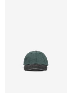 GORRA-BICOLOR-VERDE-GRIS-LOGO-REGULABLE-FAUSTIN-TIFFOSI