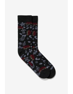 CALCETINES-NEGROS-ESTAMPADO-NAVIDEÑO-QUADS-TIFFOSI