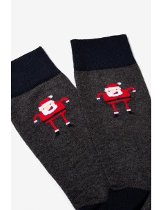 CALCETINES-GRISES-MARINO-PAPA-NOEL-QUENNEL-TIFFOSI