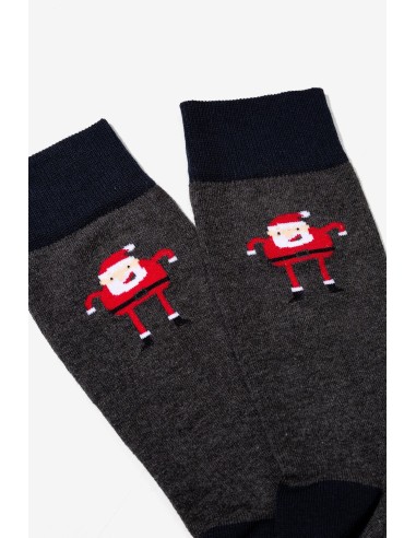 CALCETINES-GRISES-MARINO-PAPA-NOEL-QUENNEL-TIFFOSI