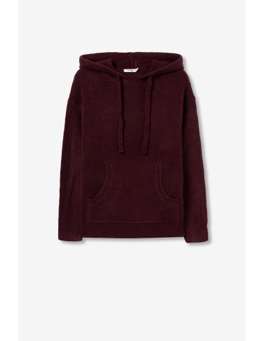 SUDADERA-VINO-CAPUCHA-CORDÓN-BOLSILLOS-CANGURO-ERICA-TIFFOSI