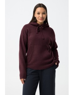 SUDADERA-VINO-CAPUCHA-CORDÓN-BOLSILLOS-CANGURO-ERICA-TIFFOSI