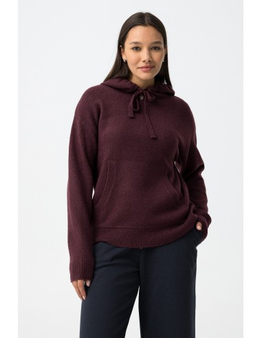 SUDADERA-VINO-CAPUCHA-CORDÓN-BOLSILLOS-CANGURO-ERICA-TIFFOSI