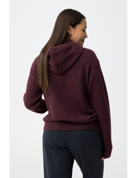 SUDADERA-VINO-CAPUCHA-CORDÓN-BOLSILLOS-CANGURO-ERICA-TIFFOSI SUDADERA-VINO-CAPUCHA-CORDÓN-BOLSILLOS-CANGURO-ERICA-TIFFOSI