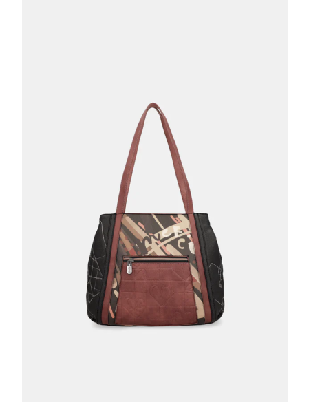 TOTE-DOS-ASAS-HOMBRO-APLIQUE-ESTRECHAR-MADEMOISELLE-ANEKKE TOTE-DOS-ASAS-HOMBRO-APLIQUE-ESTRECHAR-MADEMOISELLE-ANEKKE
