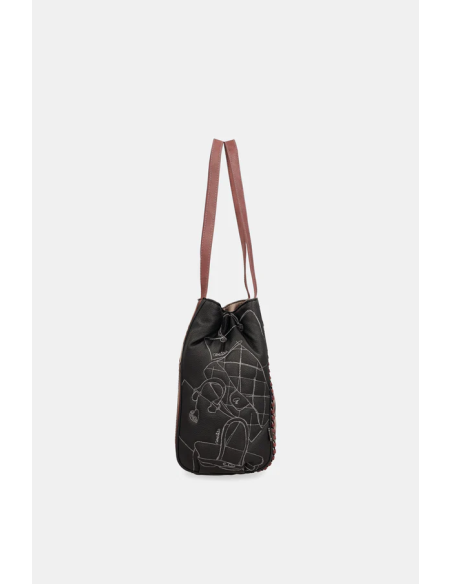 TOTE-DOS-ASAS-HOMBRO-APLIQUE-ESTRECHAR-MADEMOISELLE-ANEKKE TOTE-DOS-ASAS-HOMBRO-APLIQUE-ESTRECHAR-MADEMOISELLE-ANEKKE
