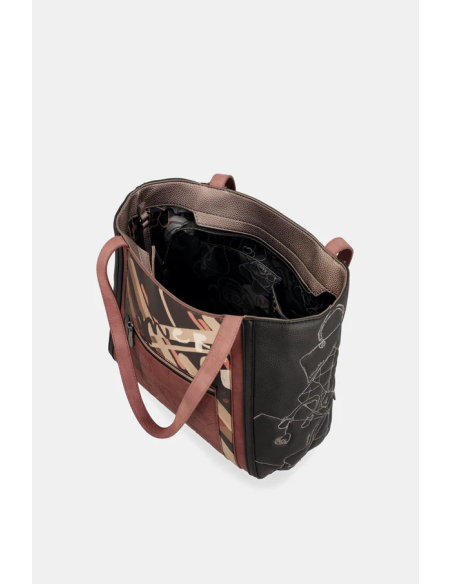 TOTE-DOS-ASAS-HOMBRO-APLIQUE-ESTRECHAR-MADEMOISELLE-ANEKKE TOTE-DOS-ASAS-HOMBRO-APLIQUE-ESTRECHAR-MADEMOISELLE-ANEKKE