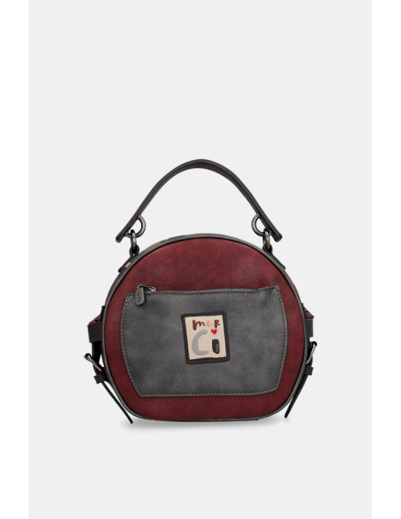 BOLSO-MANO.BANDOLERA-SEMICIRCULAR-CREMALLERA-TRASERA-MADEMOISELLE-ANEKKE BOLSO-MANO.BANDOLERA-SEMICIRCULAR-CREMALLERA-TRASERA-MADEMOISELLE-ANEKKE