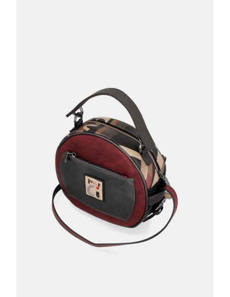 BOLSO-MANO.BANDOLERA-SEMICIRCULAR-CREMALLERA-TRASERA-MADEMOISELLE-ANEKKE BOLSO-MANO.BANDOLERA-SEMICIRCULAR-CREMALLERA-TRASERA-MADEMOISELLE-ANEKKE