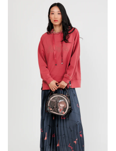 BOLSO-MANO.BANDOLERA-SEMICIRCULAR-CREMALLERA-TRASERA-MADEMOISELLE-ANEKKE