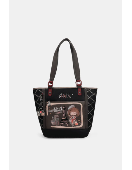 BOLSO-HOMBRO-GRANDE-DOS-ASAS-COMPARTIMENTOS-TRASERO-FRONTAL-MADEMOISELLE-ANEKKE BOLSO-HOMBRO-GRANDE-DOS-ASAS-COMPARTIMENTOS-TRASERO-FRONTAL-MADEMOISELLE-ANEKKE