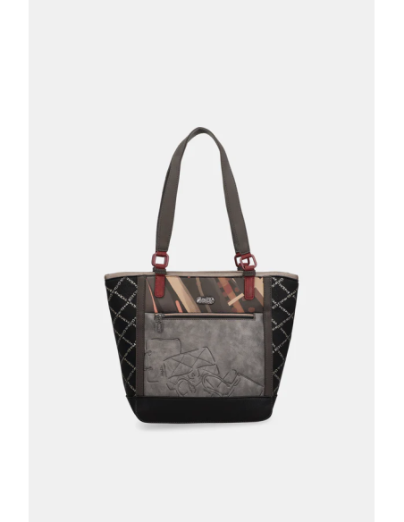BOLSO-HOMBRO-GRANDE-DOS-ASAS-COMPARTIMENTOS-TRASERO-FRONTAL-MADEMOISELLE-ANEKKE BOLSO-HOMBRO-GRANDE-DOS-ASAS-COMPARTIMENTOS-TRASERO-FRONTAL-MADEMOISELLE-ANEKKE