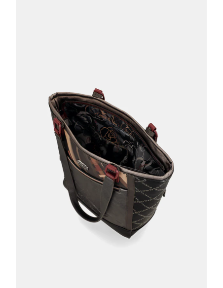BOLSO-HOMBRO-GRANDE-DOS-ASAS-COMPARTIMENTOS-TRASERO-FRONTAL-MADEMOISELLE-ANEKKE BOLSO-HOMBRO-GRANDE-DOS-ASAS-COMPARTIMENTOS-TRASERO-FRONTAL-MADEMOISELLE-ANEKKE
