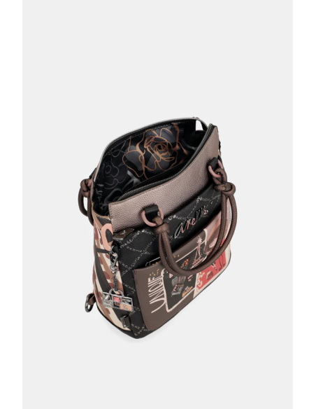 MOCHILA-DOS-ASAS-MANO-COMPARTIMENTOS-MADEMOISELLE-ANEKKE MOCHILA-DOS-ASAS-MANO-COMPARTIMENTOS-MADEMOISELLE-ANEKKE
