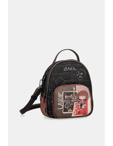 MOCHILA-DOBLE-PEQUEÑA-ASAS-REGULABLES-ASA-MANO-MADEMOISELLE-ANEKKE MOCHILA-DOBLE-PEQUEÑA-ASAS-REGULABLES-ASA-MANO-MADEMOISELLE-ANEKKE