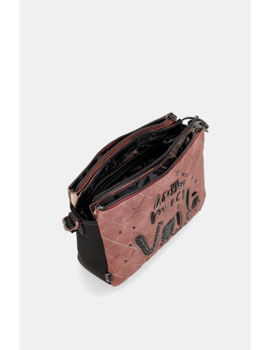 BANDOLERA-3-COMPARTIMENTOS-INDEPENDIENTES-ASA-REGULABLE-PARISIAN-ANEKKE