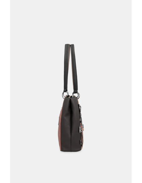 BOLSO TOTE-DOS-ASAS-HOMBRO-COMPARTIMENTO-TRASERO-PARISIAN-ANEKKE BOLSO TOTE-DOS-ASAS-HOMBRO-COMPARTIMENTO-TRASERO-PARISIAN-ANEKKE