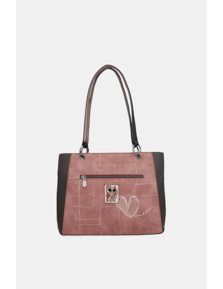 BOLSO TOTE-DOS-ASAS-HOMBRO-COMPARTIMENTO-TRASERO-PARISIAN-ANEKKE BOLSO TOTE-DOS-ASAS-HOMBRO-COMPARTIMENTO-TRASERO-PARISIAN-ANEKKE