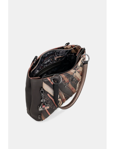 BOLSO TOTE-DOS-ASAS-HOMBRO-COMPARTIMENTO-TRASERO-PARISIAN-ANEKKE BOLSO TOTE-DOS-ASAS-HOMBRO-COMPARTIMENTO-TRASERO-PARISIAN-ANEKKE