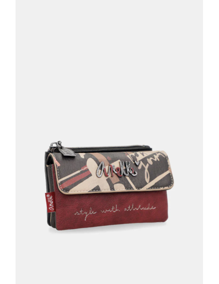 MONEDERO-DOBLE-SOLAPA-PARISIAN-ANEKKE MONEDERO-DOBLE-SOLAPA-PARISIAN-ANEKKE