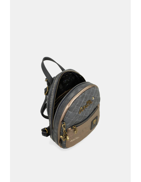 MOCHILA-MEDIANA-PASEO-COMPARTIMENTO-FRONTAL-TRASERO-CIERRE-CREMALLERA-BOUTIQUE-ANEKKE MOCHILA-MEDIANA-PASEO-COMPARTIMENTO-FRONTAL-TRASERO-CIERRE-CREMALLERA-BOUTIQUE-ANEKKE