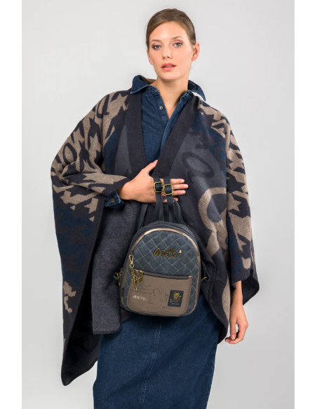 MOCHILA-MEDIANA-PASEO-COMPARTIMENTO-FRONTAL-TRASERO-CIERRE-CREMALLERA-BOUTIQUE-ANEKKE MOCHILA-MEDIANA-PASEO-COMPARTIMENTO-FRONTAL-TRASERO-CIERRE-CREMALLERA-BOUTIQUE-ANEKKE