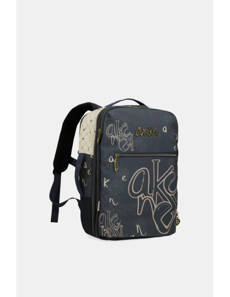 MOCHILA-VIAJEÁZUL-COMPARTIMENTOS-ASAS-MANO-ACOLCHADAS-BOUTIQUE-ANEKKE