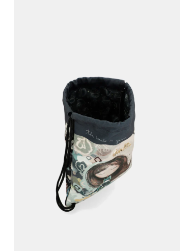 MOCHILA-SACO-TELA-ESTAMPADO-ASAS-CORDONES-REAL-ANEKKE