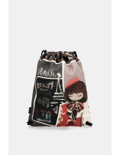 MOCHILA-SACO-TELA-ESTAMPADO-ASAS-CORDONES-MADEMOISELLE-ANEKKE