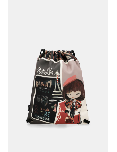 MOCHILA-SACO-TELA-ESTAMPADO-ASAS-CORDONES-MADEMOISELLE-ANEKKE