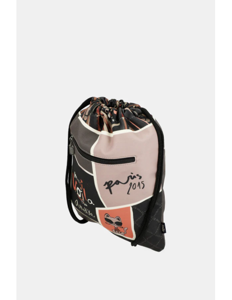 MOCHILA-SACO-TELA-ESTAMPADO-ASAS-CORDONES-MADEMOISELLE-ANEKKE