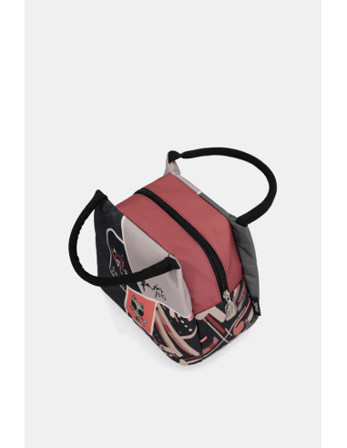 PORTA-ALIMENTOS.-PEQUEÑO-ESTAMAPADO-MULTI-CIERRE-CREMALLERA-ASAS-MANO-MADEMOISELLE-ANEKKE